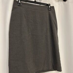 Uniqlo Charcoal A-Line Skirt
